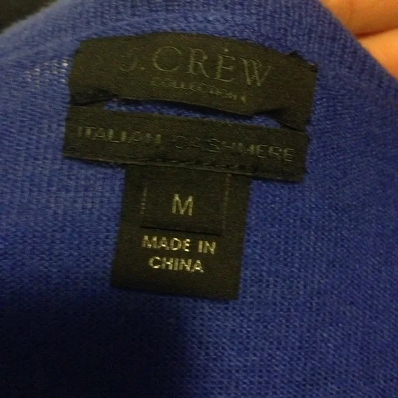 New J. Crew Collection 100% cashmere featherweight button down popover sweater - Picture 4 of 4